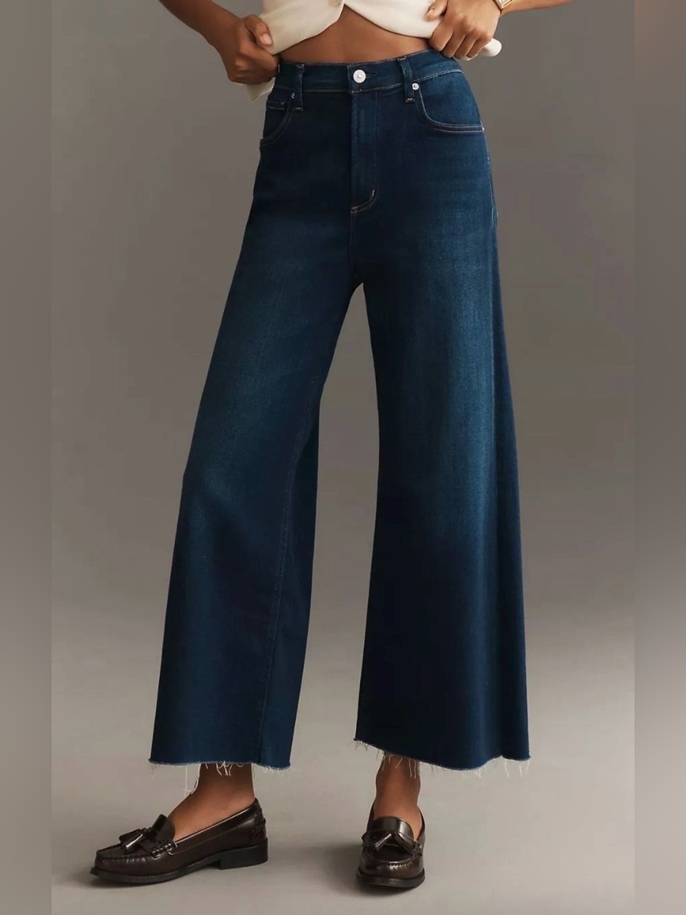 CITIZENS OF HUMANITY Lyra High-Rise Wide-Leg Crop Jeans 29
